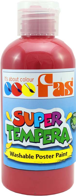 FAS SUPER TEMPERA 250ml BURGUNDY