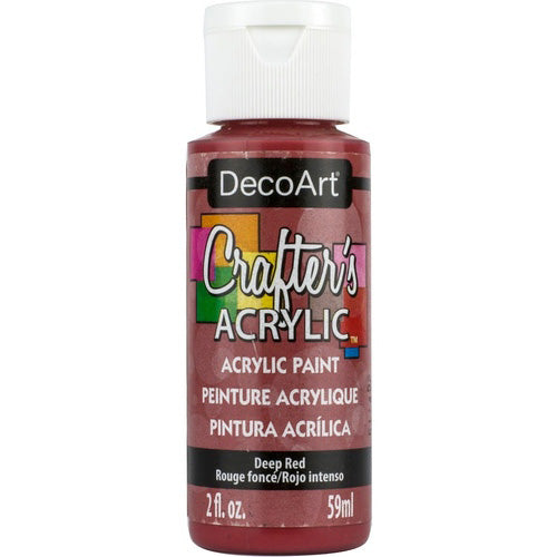 CRAFTERS ACRYLIC 2oz DEEP RED