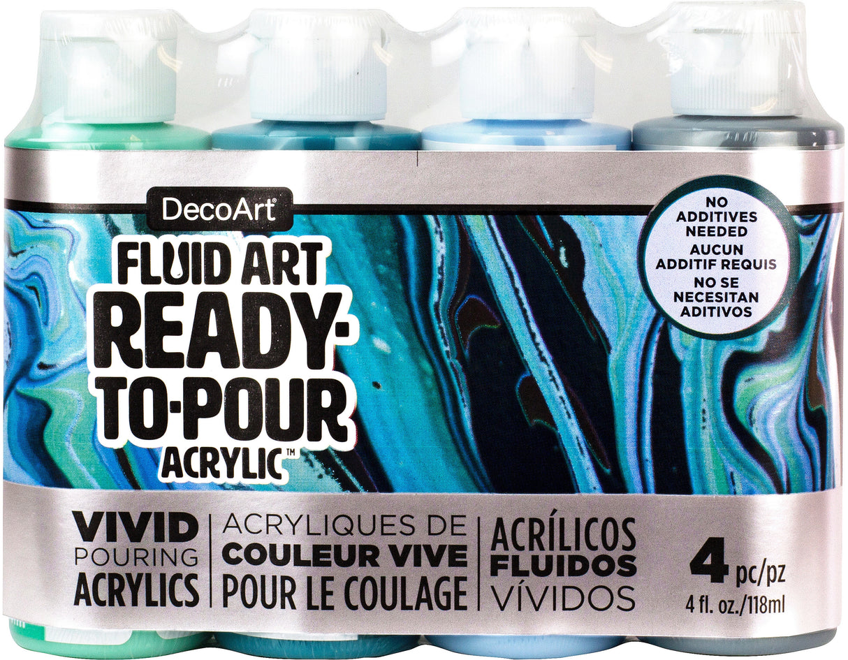 DECOART FLUIDART SILVER SEAS POURING KIT