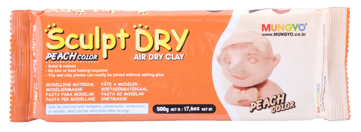 MUNGYO SCULPT DRY CLAY 500g PEACH