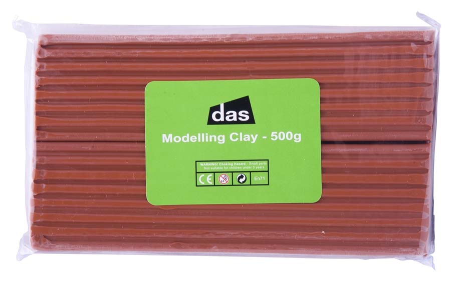 das MODELLING CLAY 500g TERRACOTTA