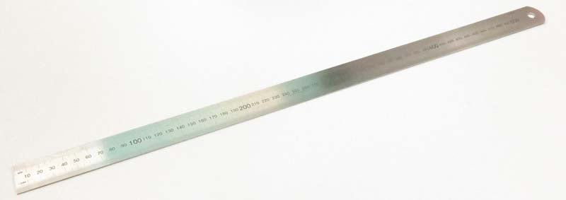 S/STEEL RULER 50cm METRIC