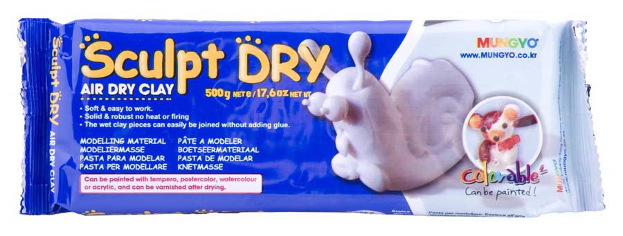 MUNGYO SCULPT DRY CLAY 500g WHITE