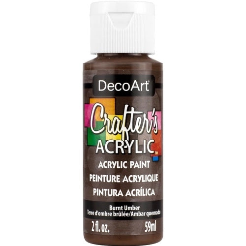 CRAFTERS ACRYLIC 2oz BURNT UMBER