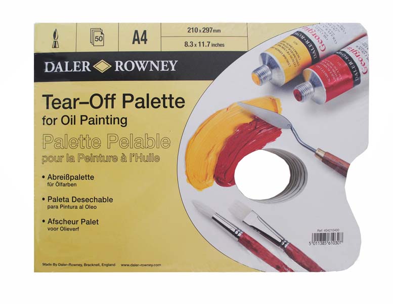 TEAR-OFF PALETTE OIL 14x10