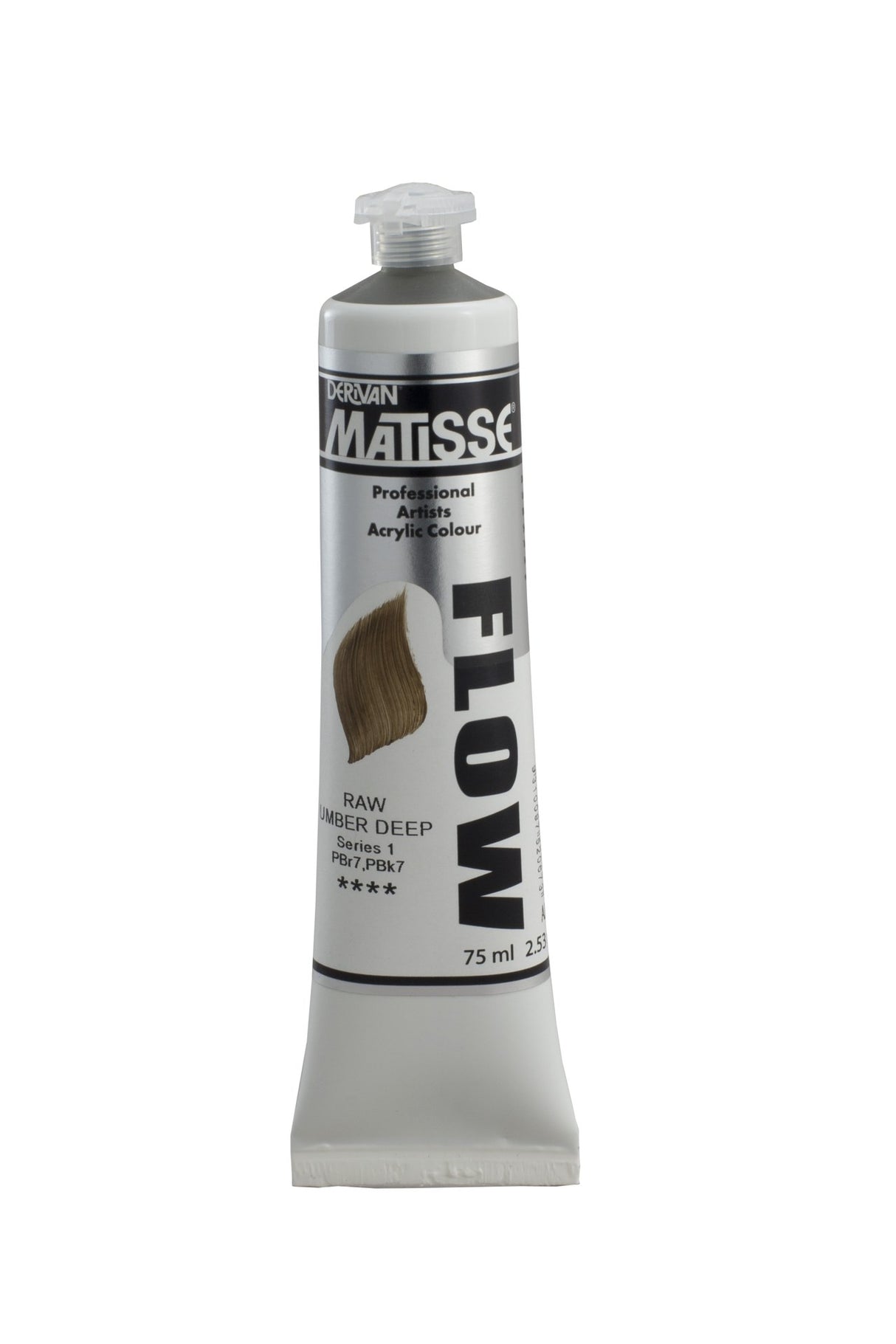 MATISSE FLOW 75ML RAW UMBER DEEP S1