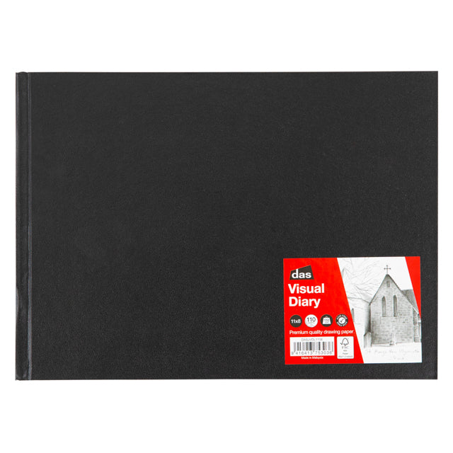 DAS HARDBACK DIARY 11x8 (110 sheet)