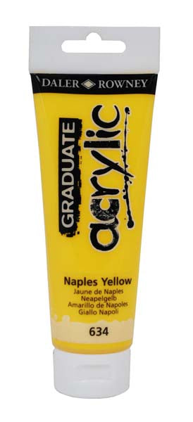 D-R GRADUATE ACRYLIC 120ml NAPLES YELLOW