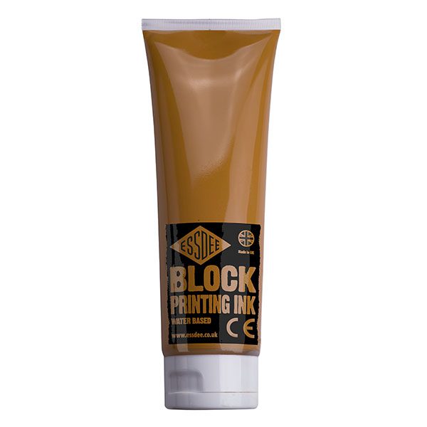 ESSDEE BLOCK PRINT INK 300ml Y OCHRE