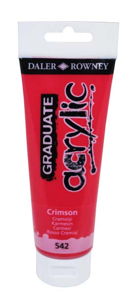 D-R GRADUATE ACRYLIC 120ml CRIMSON