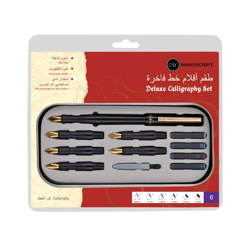 MANUSCRIPT CALLIGRAPHERS DELUXE SET (6 N