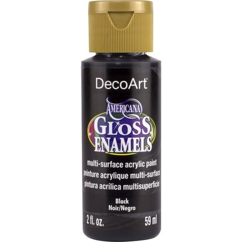 AMERICANA GLOSS ENAMEL 2oz EBONY BLACK