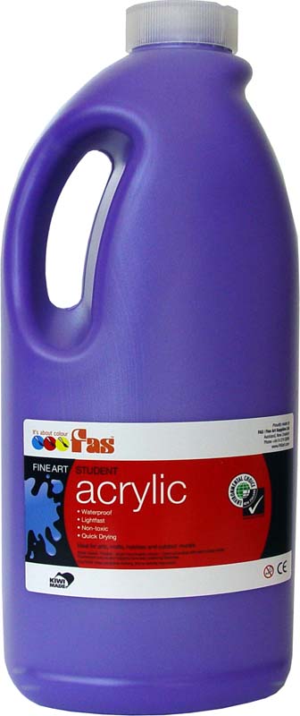 FAS STUDENT ACRYLIC 2LTR VIOLET