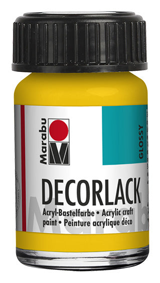 MARABU DECORLACK 15ml 021 MED YELLOW