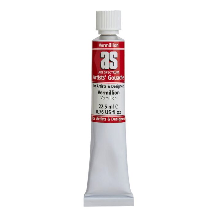 AS GOUACHE 22 5ML VERMILLION