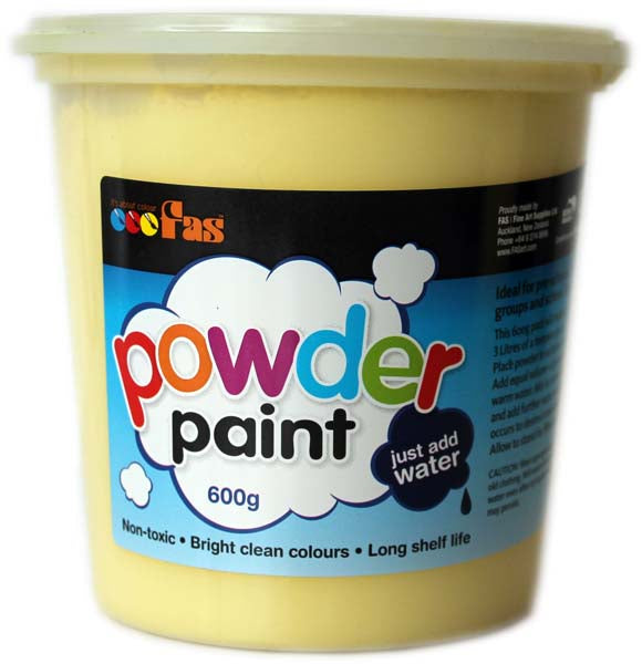 FAS SCHOOL TEMPERA POWDER 600gm YELLOW