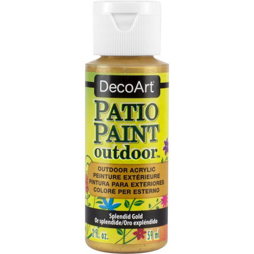 PATIO PAINT METALLIC 2oz SPLENDID GOLD