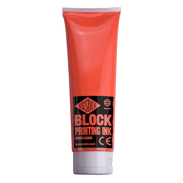 ESSDEE BLOCK PRINT INK 300ml FLUO ORANGE