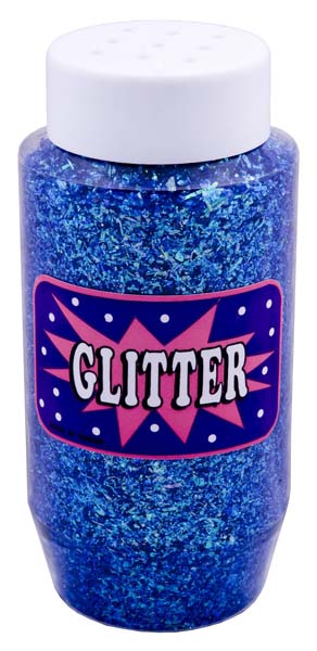 CONFETTI GLITTER 250ml JAR BLUE