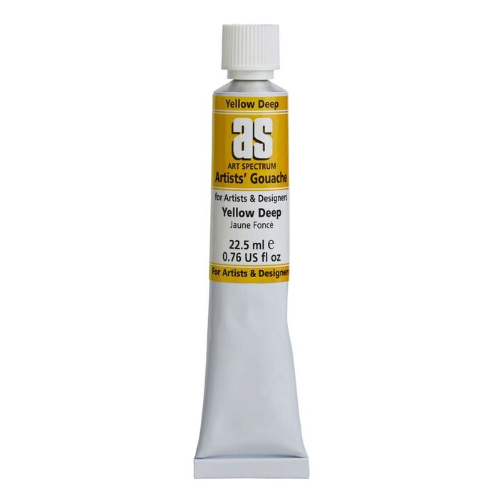 AS GOUACHE 22 5ML YELLOW DEEP