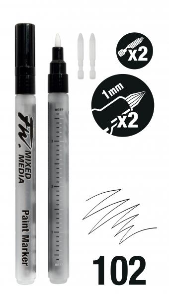 FW MIXED MEDIA MARKER SET HARD POINT 1mm