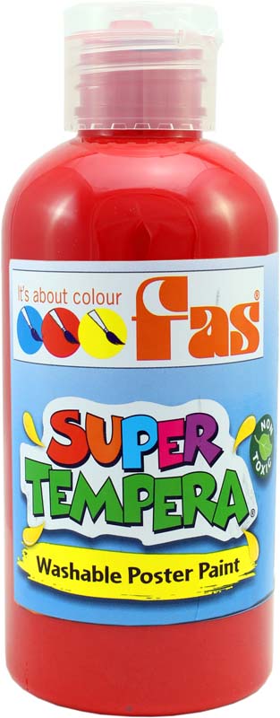 FAS SUPER TEMPERA 250ml BRILL RED