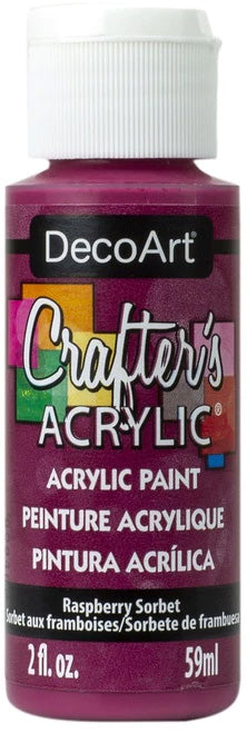 CRAFTERS ACRYLIC 2oz RASPBERRY SORBET