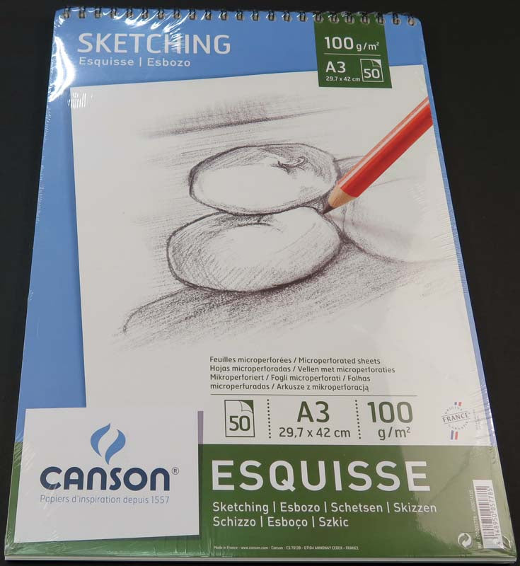 CANSON SKETCHING SP/PAD A3 100G (50SH)