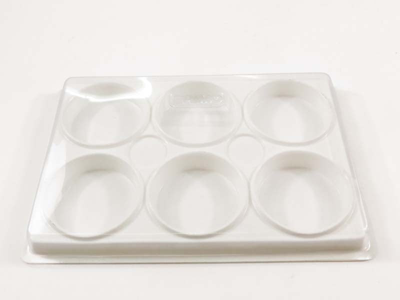 6 CUP PLASTIC PALETTE WITH LID