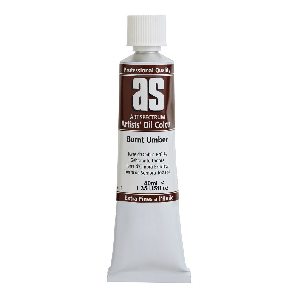 AS OIL 40ML S1 BURNT UMBER