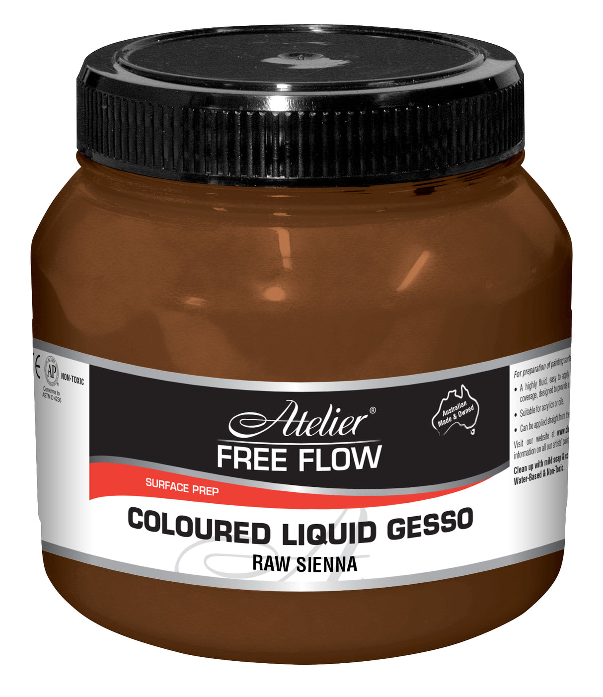 AT FF 250ml GESSO RAW SIENNA