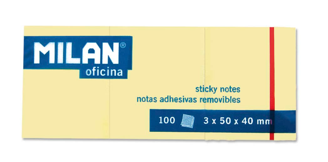 Milan Sticky Notes 3x50x40 Standard Yell