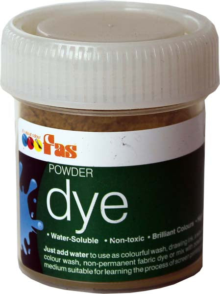 FAS WATERSOLUBLE DYE 30gm BLACK