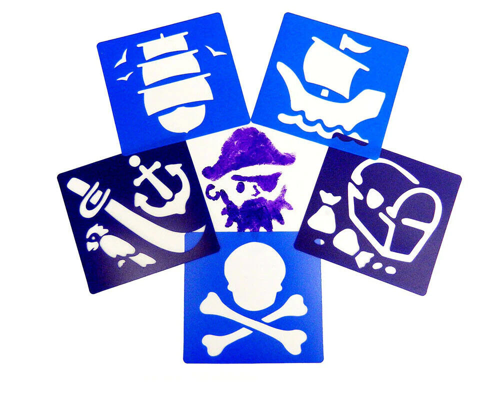 Washable Stencils Pirates (6)