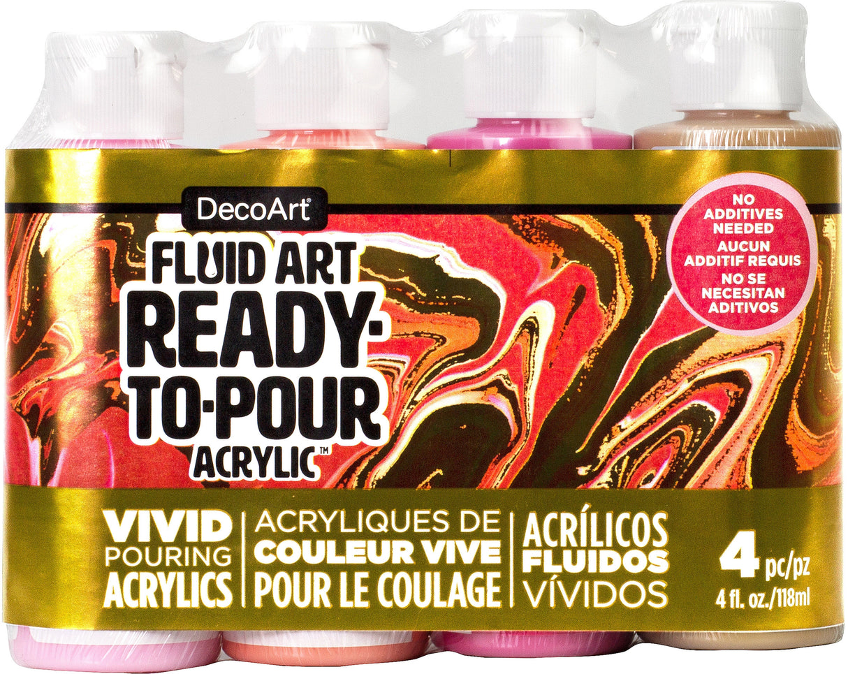 DECOART FLUIDART GROOVY GOLD POURING KIT