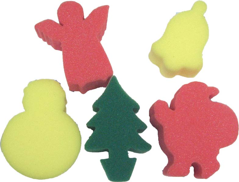 Sponge Painting Set - Christmas (5)