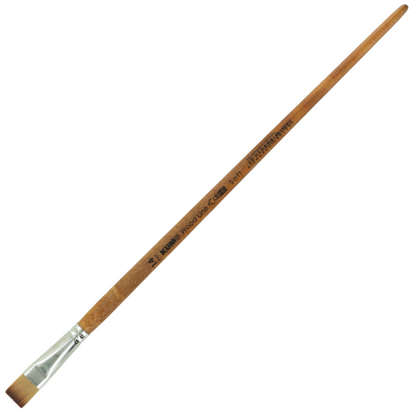 KUM WOOD LINE BRUSH FLAT #14