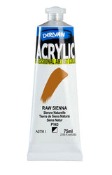 DERIVAN ACRYLIC 75ML RAW SIENNA