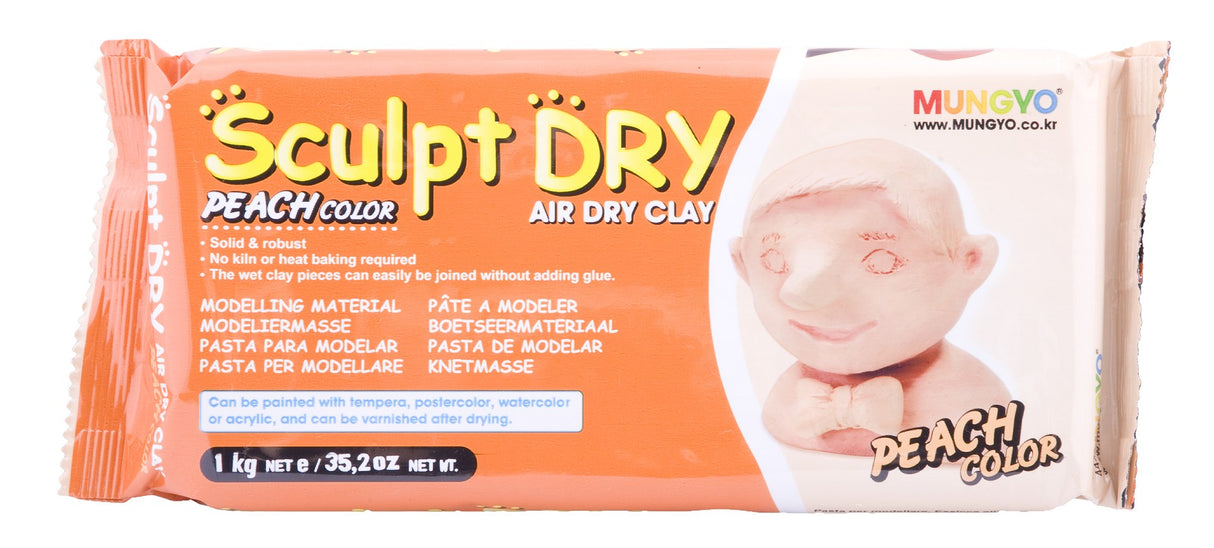 MUNGYO SCULPT DRY CLAY 1000g PEACH