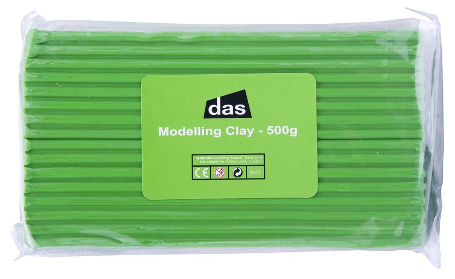 das MODELLING CLAY 500g GREEN