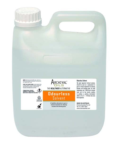 ARCHIVAL OIL ODOURLESS SOLVENT 4 LITRE