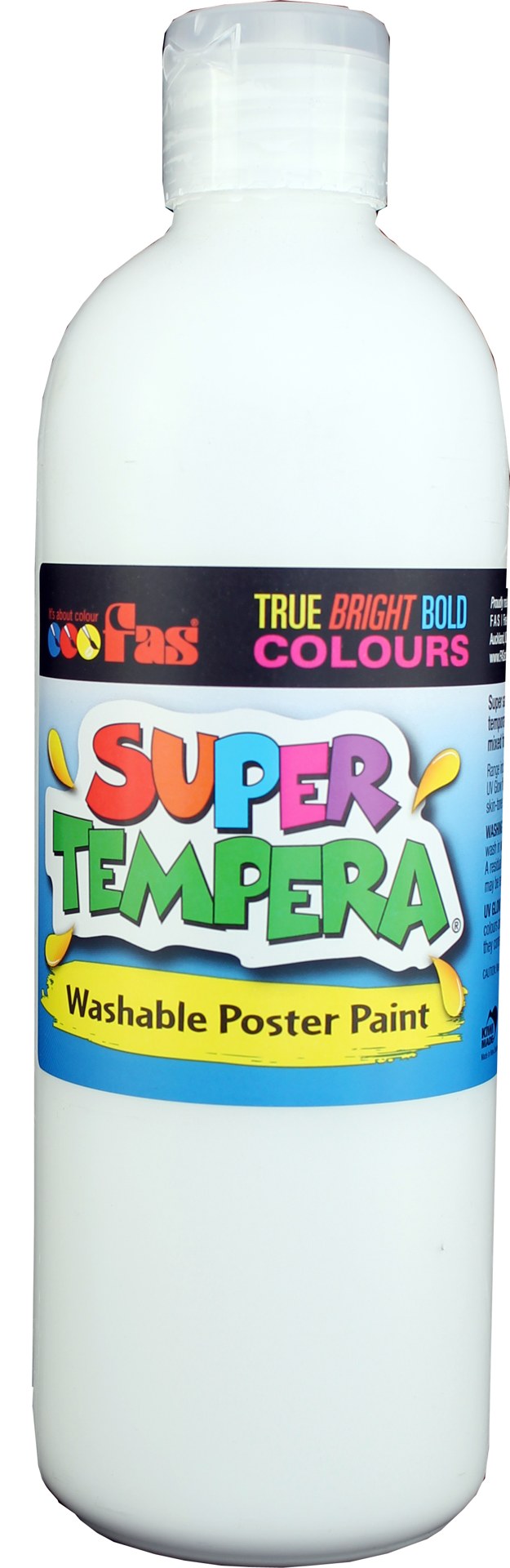 FAS SUPER TEMPERA 500ML WHITE