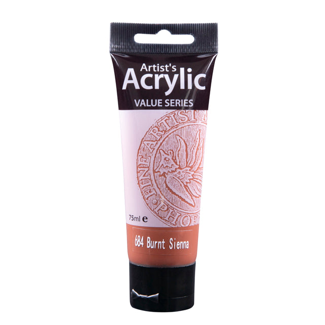 PHOENIX ACRYLIC 75ml BURNT SIENNA (684)