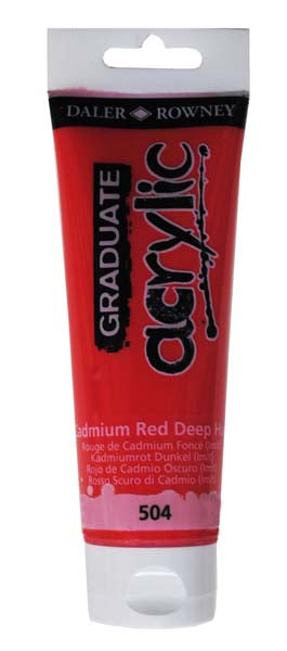 D-R GRADUATE ACRYLIC 120ml CAD RED DEEP