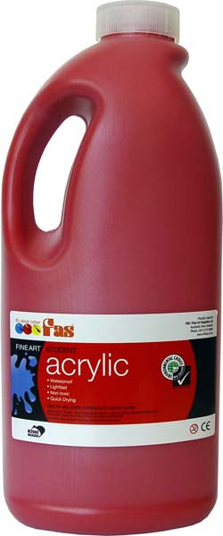 FAS STUDENT ACRYLIC 2LTR CRIMSON (O)