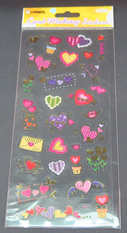 CARD MAKING STICKER - Cupid Heart