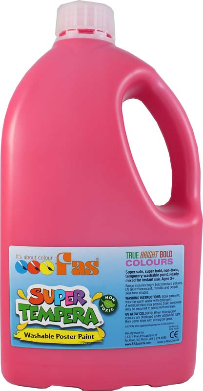 FAS SUPER TEMPERA 2LTR PINK