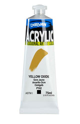 DERIVAN ACRYLIC 75ML YELLOW OXIDE