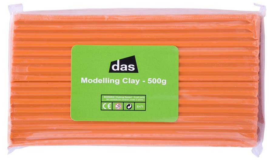 das MODELLING CLAY 500g ORANGE