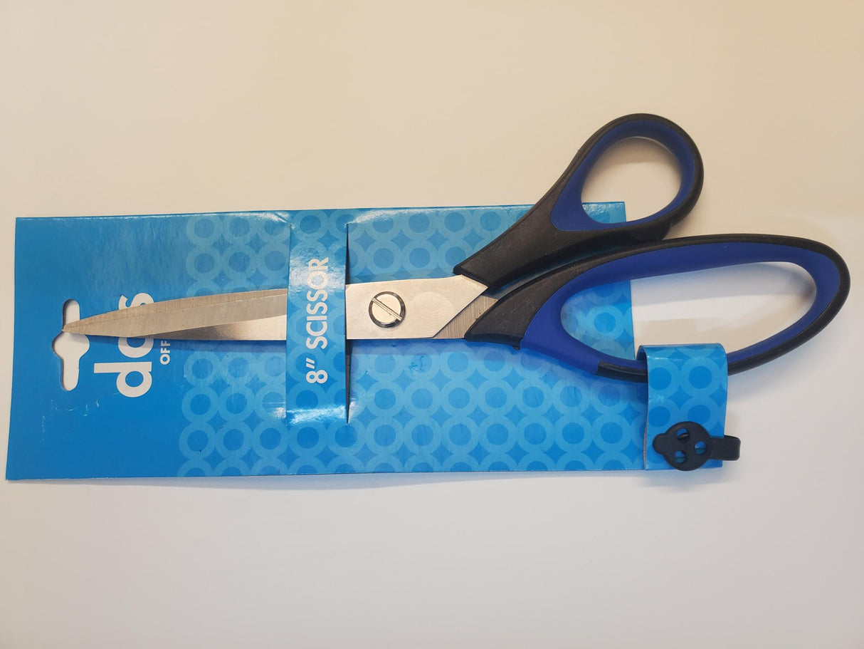 8" SOFT-GRIP SCISSOR (Blue)